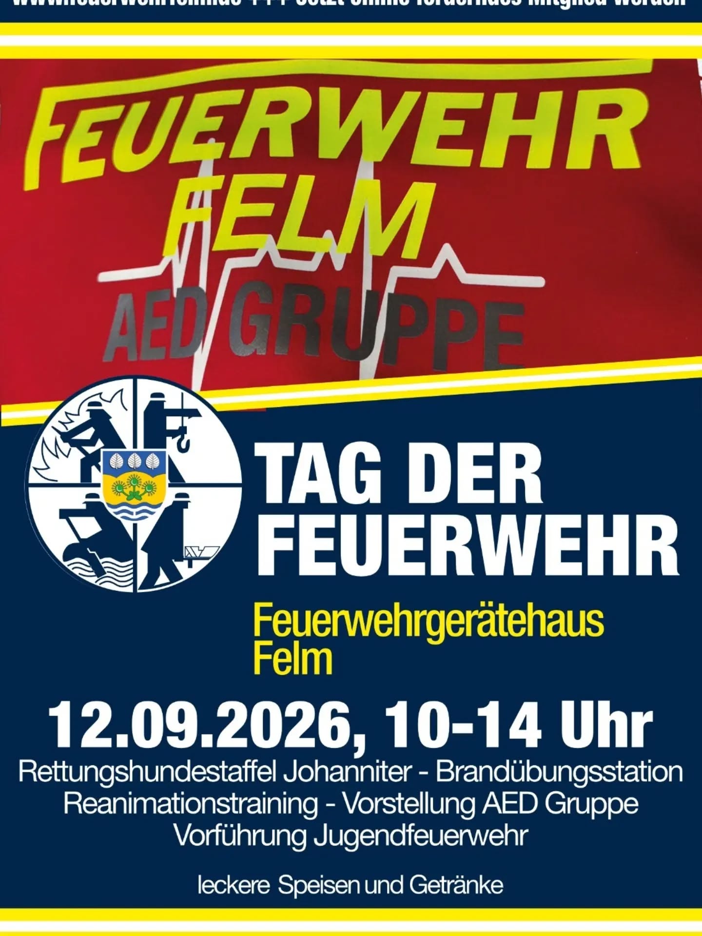 🚒 Es ist wieder so weit – Tag der Feuerwehr